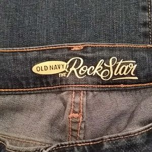 Rockstar skinny jeans with side detail.